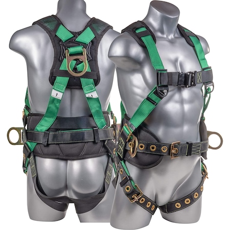 Palmer Safety Vest Style, XL, Green/Black H222101126XLG